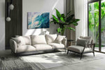 Aurora Within the Break coastal canvas wall art in a modern interior mockup