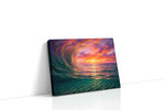 Ember Tide Reverie coastal canvas wall art gallery-wrapped landscape canvas studio shot