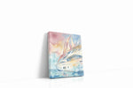 Blushwind Regatta nautical canvas wall art gallery-wrapped portrait canvas studio shot