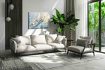 Sunwash Serenity Under Sail nautical canvas wall art shown hanging in a styled interior