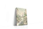 Shanghai Café Serenade urban canvas wall art gallery-wrapped portrait canvas studio shot