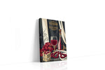 Terroir in Velvet Crimson wine canvas wall art gallery-wrapped portrait canvas studio shot