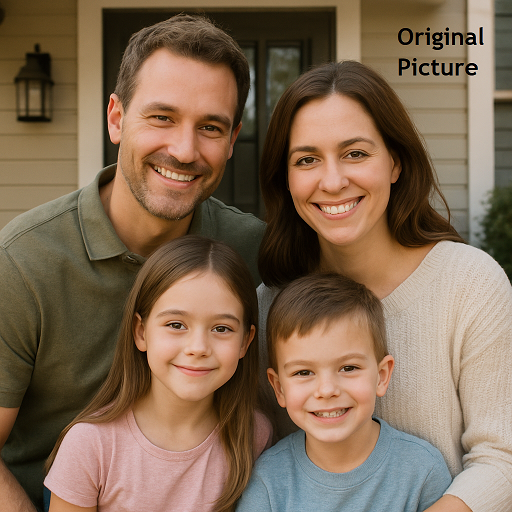 Personalized Family Canvas Portrait